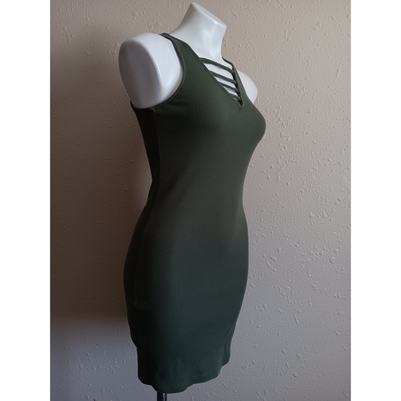 Mudd Ribbed Bodycon Mini Dress - Picture 2 of 6